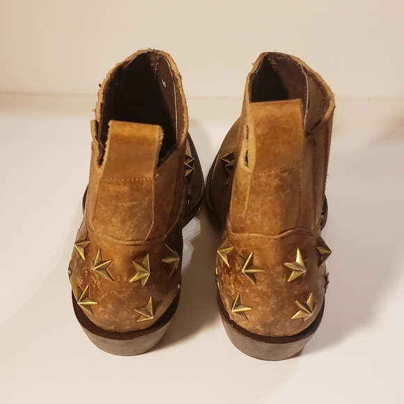 NWOB Matisse Run Wild Leather Western Bootie - Picture 4 of 6